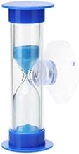 Tustao 2 Minute Sand Timer for Kids, Blue Toothbrush Timer for Kids 2mins / 3mins Sand Clock Timer P