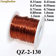 【☑Fast Delivery☑】 fka5 1m 0.31 0.55 0.41 0.47 0.71 0.74 0.8 1.0 1.2 1.5 2.5 Mm Qz-2-130 Copper Wire Enameled Round Winding Wire Repair Diy 1meter