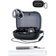 Case for Soundcore C40i Earbuds,Soft Protective,Shockproof, BOVUGAC Silicone Case Cover with Keychai