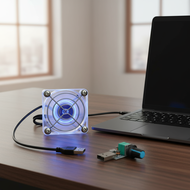 50mm USB DC5V Quiet Cooling Fan with Dual Ball Bearing for DIY Router Game Console TV Box Power Supp