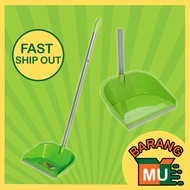 3M Scotch Brite Long Handle Dustpan (1 Pc/Pack) Dust Pan with Long Handle, AD500-ES, Green, 1 Piece 
