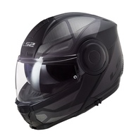LS2 Helmets FF902 Axis Matt Black Titanium - หมวกกันน็อคยกคาง