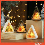 {ezbuy.my1}Christmas Retro Night Light Vintage Ambient Wind Lights Luminous Window Tabletop Ornament