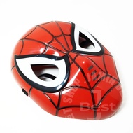 Custome Spiderman Ironman Mask Topeng Ironman Spiderman LED Ligh Lampu Superhero Marvel