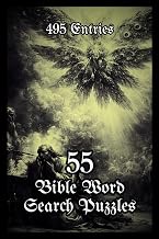 Bible Word Search Puzzle Book for Christians: 55 Large Print Puzzles Featuring God, Jesus, Angels, C