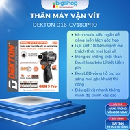 Dekton D16-CV180PRO screwdriver body (Gen 3 Pro), 180N