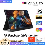 EXPOSE Portable Monitor 15.6 Inch IPS Full HD Supports Type-C And HDMI Links For PC Laptop Phone