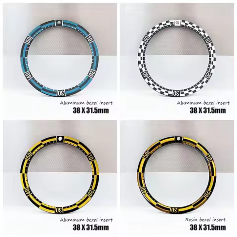 38mm Aluminum Bezel Insert Watch Bezel Insert Ring Suitable For Series Watches Such As SKX 007 SKX00