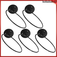 5 Pcs Volleyball Holders for Wall Football Stand Soccer Rack Storage 23.50X18.50X6.50CM Black