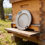 [tenlzsp0bc] Beehive Box Entrance Gate Round Metal Door Beekeeping Accessories for Bee Hive Flow Hiv