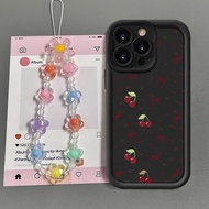 For Redmi 14C 13 A3 13C 12C 10C Note13 12 Pro 10A 9C Foliage Bow Cherry Soft Cover rg510fei0