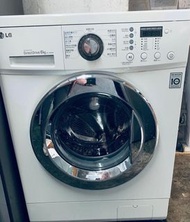 洗衣機(可信用卡付款)) LG 6公斤 1000轉 纖薄型 大眼雞  包送及安裝(包保用)+傢俱/傢俬/搬屋  二手電器