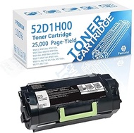 52D1H00 Toner Cartridge, Black, High Capacity 25,000 Page-Yield Works with Printer Models Lexmark 52