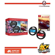 Nintendo Switch 2 NS2 Super Street Racer Game with Twin Racing Wheels Bundle (CODE IN BOX)