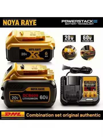 For Dewalt 2Ah 18V 20Volt 60V 9Ah Max Battery 6Ah for DCB184 DCB182 DCB180 DCB181 DCB200 DCB206 Powe