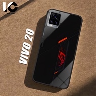 HP Casing VIVO V20 Softcase VIVO V2025 V2024 Glossy Case Shiny Glass Casing Protective Mobile Phone 