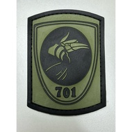 701 / FORMASI 701 / LENCANA 701 / PATCH 701 / EMBRIODY 701 / PATCH GETAH 701 / ARMY RUBBER PATCH 701