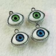 Heavenly Eyes Eye Pendant Shiva's There Are 2 Colors. Blue Green Size 1x1.5 Centimeters