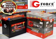Terlaris accu/ Aki / Baterai kering Mobil G Force MF NS40