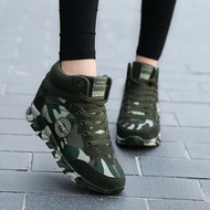 Fashion Camouflage Sneakers Women Hide Heel Canvas Casual Shoes Woman Platform Sneakers Wedge Shoes