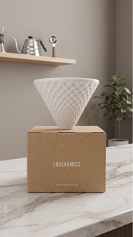 【全新 100% NEW】 Loveramics 陶瓷濾杯 (白色) Strong Dripper White Porcelain Coffee Brewer