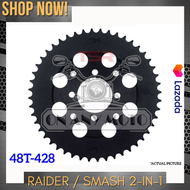 TSR Rear Sprocket / Driven Sprocket [428] for Suzuki AX-4 GD110 Raider 150 New Breed Reborn Raider 1