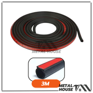 ยางติดเสริมขอบประตูรถ ยางกันเสียงรถยนต์ D-shape พร้อมกาว3Mในตัว กันเสียง กันกลิ่น กันฝุ่น กันน้ำ