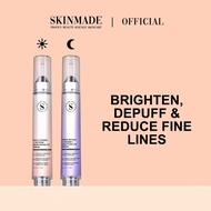 SKINMADE Eye Serum Day & Night Multi Vitamin + Caffeine Brightening & Super Retinal + Vitamin C Scul