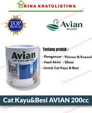 Cat Avian Kayu & Besi 200cc | Cat Avian 1/4kg | Cat Kayu & Besi Avian