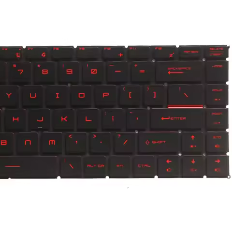 For MSI GF63 8RD 8RC MS-16R1 MS-16R4 New Backlit Red Font US English Keyboard