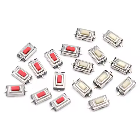 10pcs SMD Tactile Tact Push Button Micro Switch Momentary Two Pin Push Button Switch For MP3 MP 3*6*