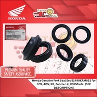 Honda Fork Seal Set 51490KRM852 for PCX, ADV, XR, Zoomer-X, RS150 etc. [SEE DESCRIPTION]