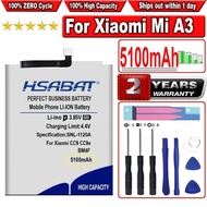 HSABAT 5100mAh BM4F Mobile Phone Battery for Xiaomi Mi A3 CC9e CC9 CC9 E Mi9 Lite MI 9 LITE