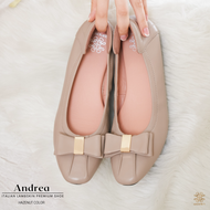 รองเท้าหนังแกะ รุ่น Andrea Hazelnut color (สีนู้ด)