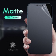 Matte Frosted White Film Soft Hydrogel For iPhone 15Plus 14 Pro Max 13 Pro 12 Mini 11 Screen Protector