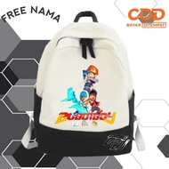 (FREE Name) Kindergarten/SD/SD BACKPAKCK Children's Backpack With BOBOIBOY Pictures