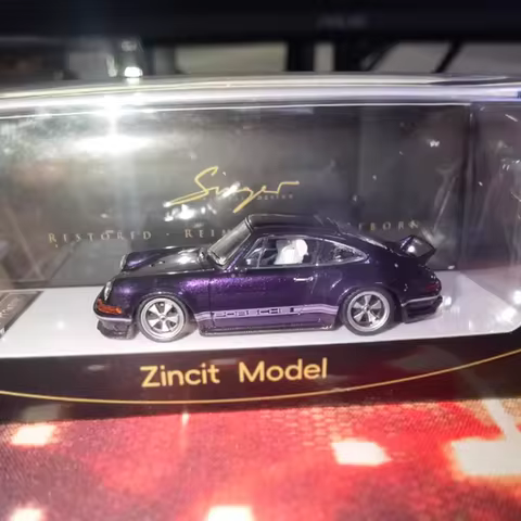 Zincit Model 1:64 Scale Alloy Car Model, 911 Singer DLS Coupe