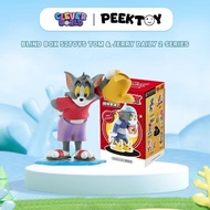 Blind Box 52TOYs Tom and Jerry Daily 2, Tom Jerry Clever Box Cartoon Model Blind Box Toy