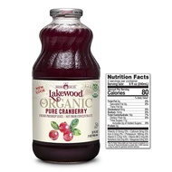 Lakewood Organic Pure Cranberry Juices 946 ML