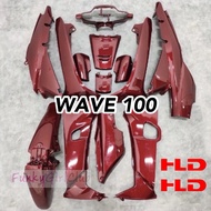 HONDA WAVE100 W100 WAVE W 100 BODY COVER SET FULL COVERSET HLD