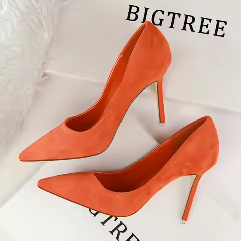 BIGTREE Shoes Women Pumps Fashion High Heels For Women Shoes Casual Pointed Toe Women Heels Stiletto