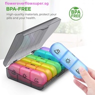 FOS Portable Pill Box 7 Days Organizer 21 Grids 3 Times One Day Medicine Case HOT