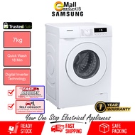 ( Delivery for Johor Bahru JB only ) Samsung Front Load Washer With Digital Inverter (7kg) WW70T3020WW/FQ | Washing Machine | Mesin Basuh