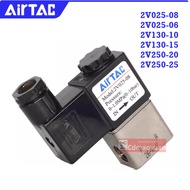 AirTac Solenoid Valve Pneumatic Control Valve 2V025-08 2V025-06 2V130-10 2V130-15 2V250-20 2V250-25 