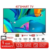 Smart TV 32 Inch 40 43 inch LED Android 14.0 FHD Bluetooth TV DVBT2 Netflix/YouTube Voice