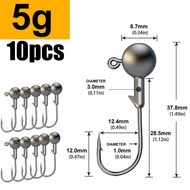 1g 2g 3g 4g 5g 10g 20g 22g 25g 28g crank Jig head hook fishing hook head Jig lure hard bait soft wor