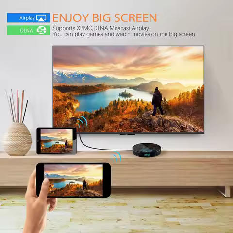 For IPTV euope-2025 Android 12 Smart TV OTT RK3288 BT USB 5G WiFi H.265 4K Case France Warehouse Glo