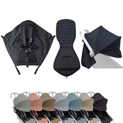MomTan Stroller Accessories Replacement set Extended Canopy & Seat Cushion & Seat Base for Babyzen Y