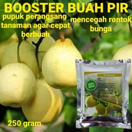 Pupuk buah pir booster perangsang tanaman agar cepat berbuah lebat mencegah kerontokan bunga dan bak
