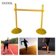 GUOOL Speed Training Agility Hurdle Set High Jump Obstacle Rack Foldable PP Material for Football So